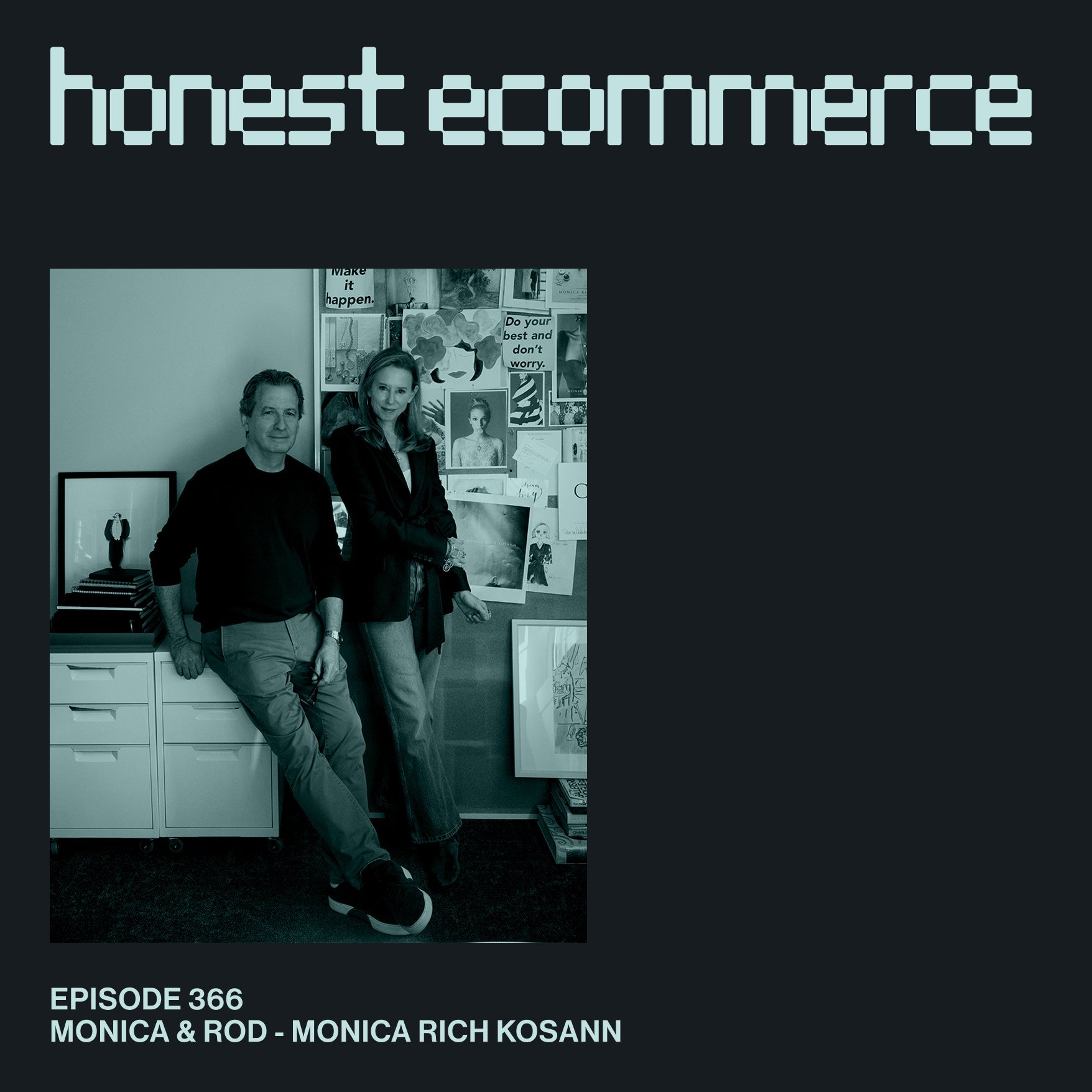 Monica and Rod Kosann, co-founders of Monica Rich Kosann jewelry, on the Honest Ecommerce podcast